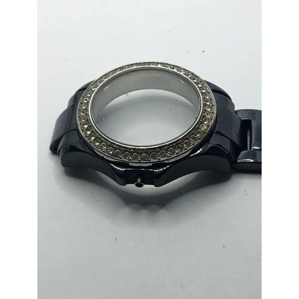 Michael Kors Watch Parts Blue Ceramic Crystal Case 38mm Band 20mm PJ38